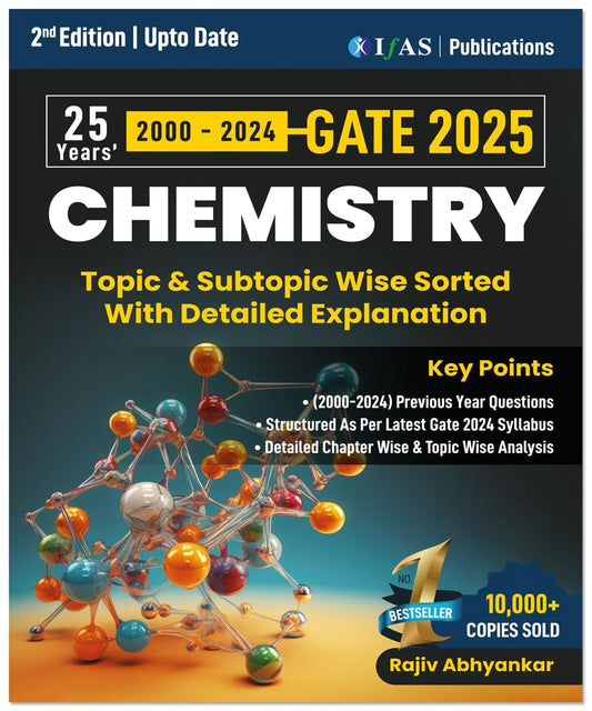 GATE Chemistry PYQ Book 2025 | Previous Year Solved Papers (2000 to 2024)