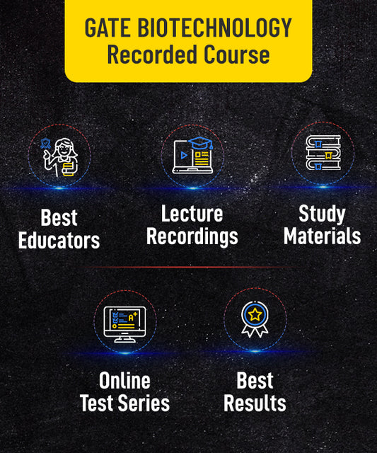 GATE Biotechnology recorded online course (Hinglish)